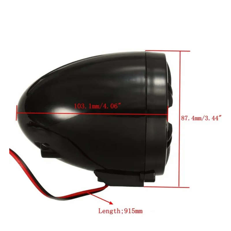 12V Audio Remote Control Motorcycle Sound System