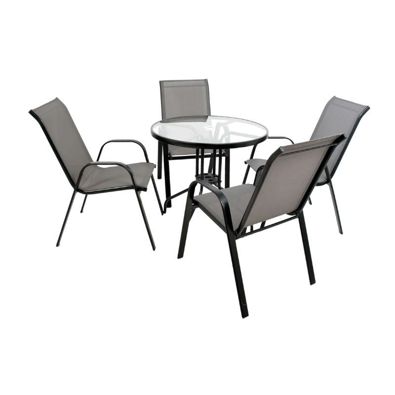 Seagull 5-Piece Steel Patio Set