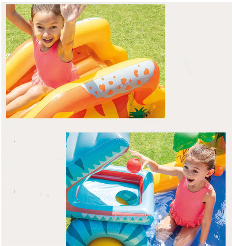 Children's Inflatable Swimming Pool Slide  Ocean Ball Pool