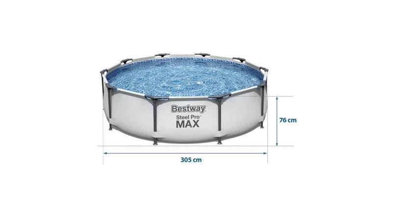 Steel Pro MAX 3.05m x 76cm Pool Set