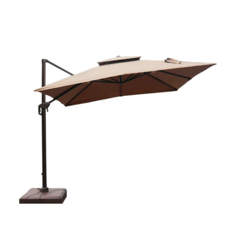 Dual Wind Vent Cantilever Patio Umbrella