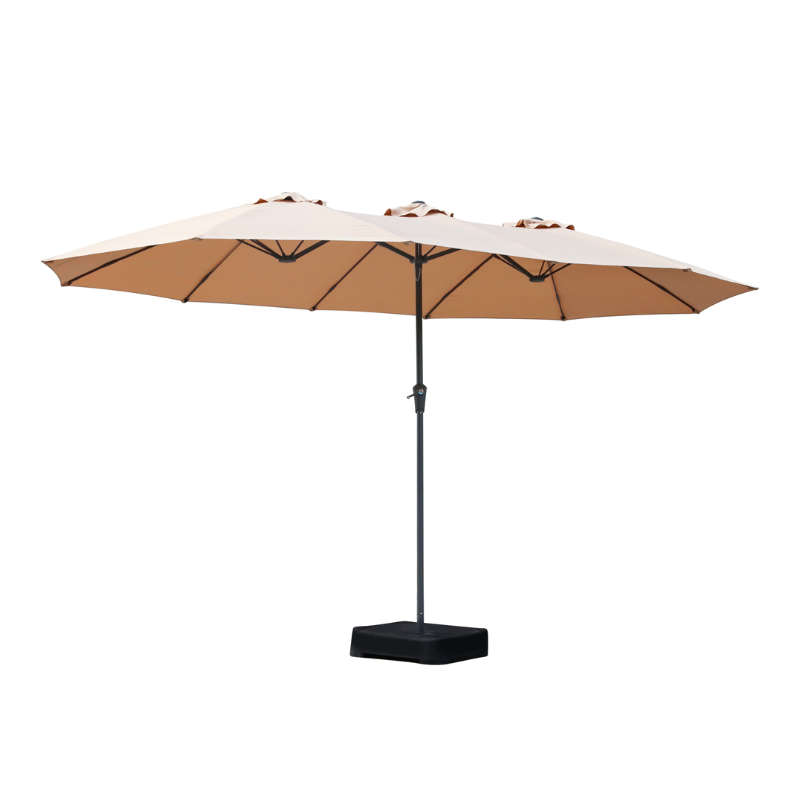 Outdoor Patio Umbrella with Three Tops