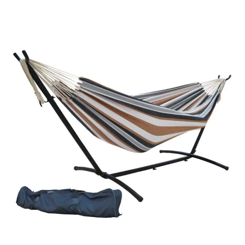 Cotton Hammock With Steel Stand
