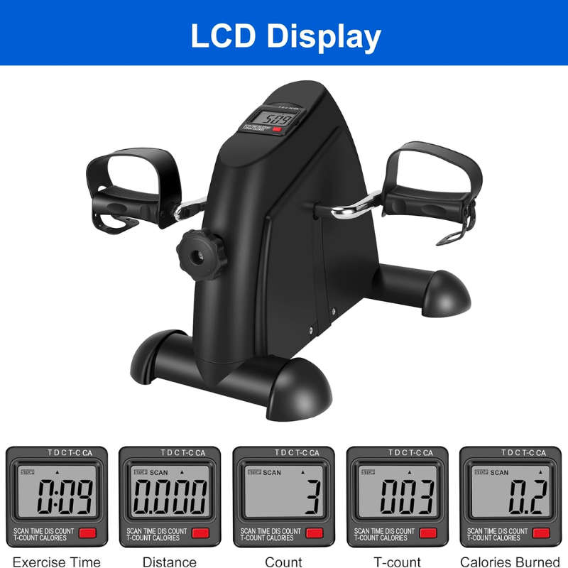 Mini Cardio Exercise Bike Pedal for Arm/Leg