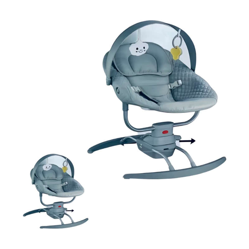 Portable 2 In 1 Electric Baby Swing And Rocker