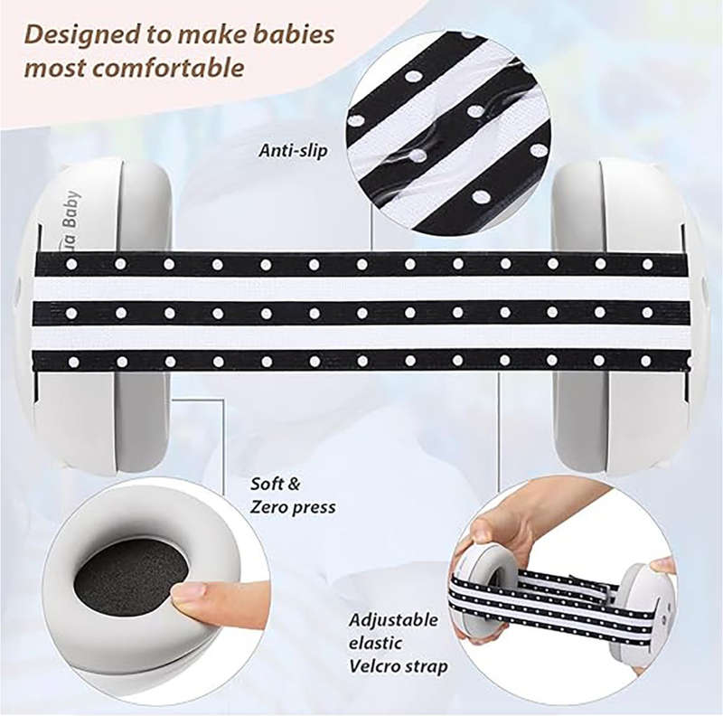 Adjustable Baby Noise-Cancelling Earmuffs (136 Months)