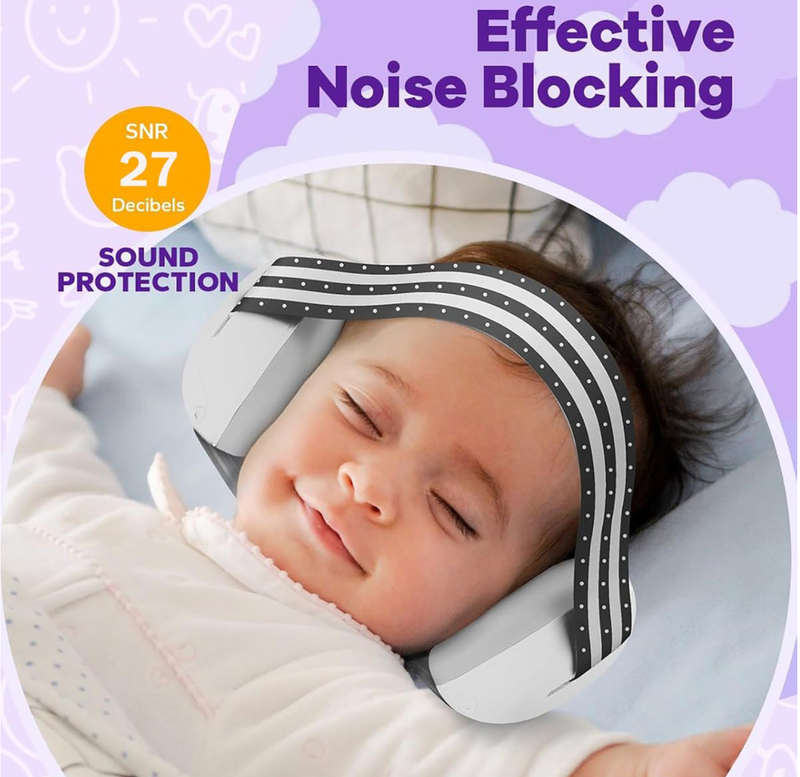 Adjustable Baby Noise-Cancelling Earmuffs (136 Months)