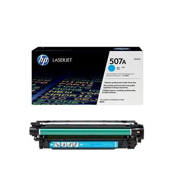 HP No.507A Cyan LaserJet Toner Cartridge (CE401A)