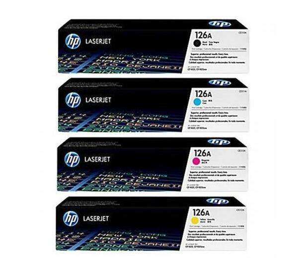 HP 126A SET | CE310A, CE311A, CE312A, CE313A | Original HP Toner Cartridge
