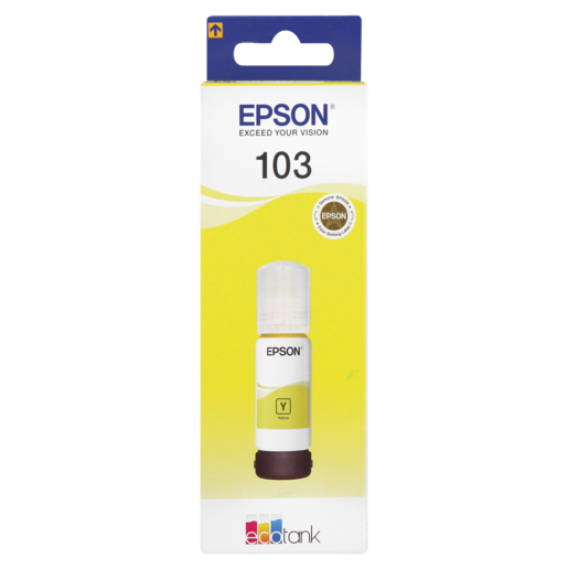 Epson 103 Ecotank Yellow Ink Bottle  Original