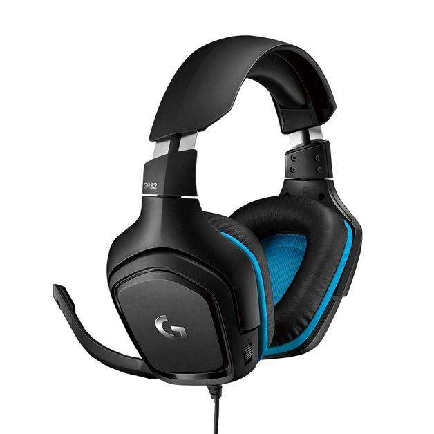 Logitech G432 7.1 Surround Wired Gaming Headset - Black