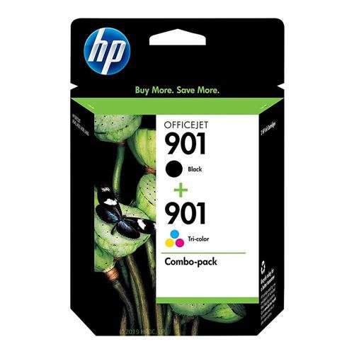 HP 901XL High Yield Black Plus Tri-Color Original Ink Cartridge