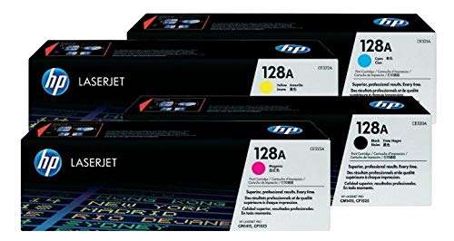 HP 128A Four Pack Black & Colors Original