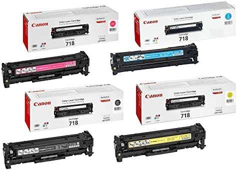 Canon 718 Original Full Set B/C/Y/M Toner Cartridge