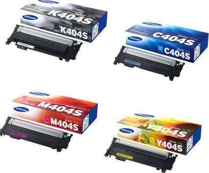 Samsung CLT 404S Full Set B/C/Y/M Cartridges