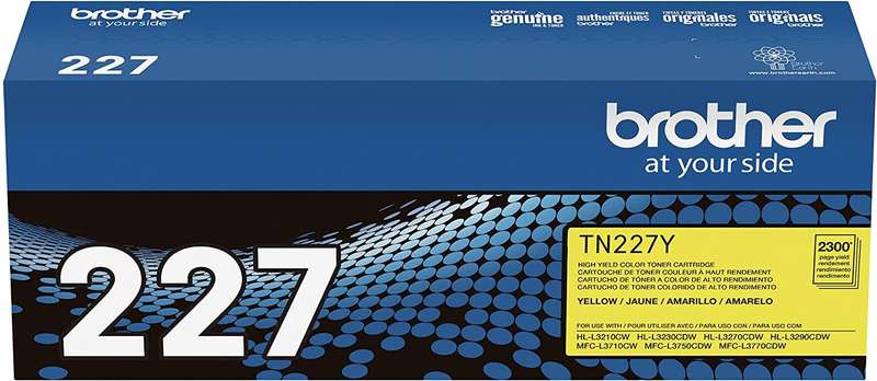 Brother TN227 Yellow Original  Laser Toner Cartridge
