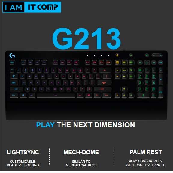 Logitech G213 Prodigy Gaming Keyboard
