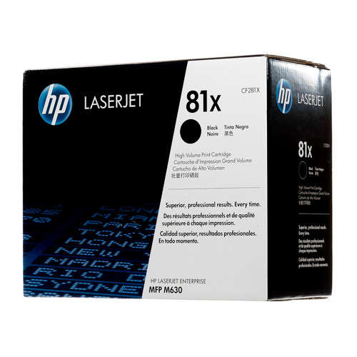 CF281X | HP 81X | Original High-Yield LaserJet Toner Cartridge - Black