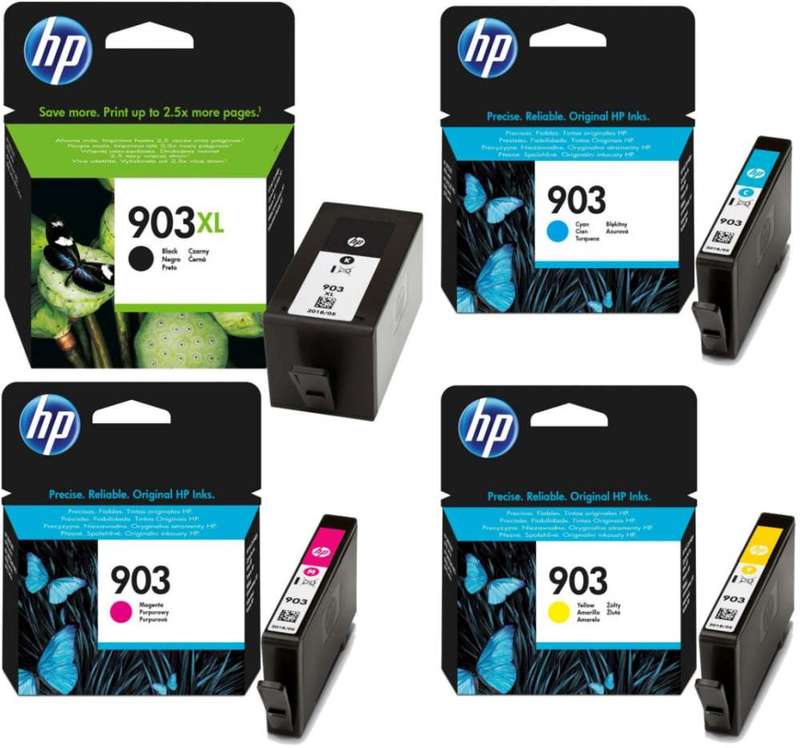 HP 903XL Black and 903 Cyan Magenta Yellow Original Ink Cartridge Multipack - H903X/903SMP