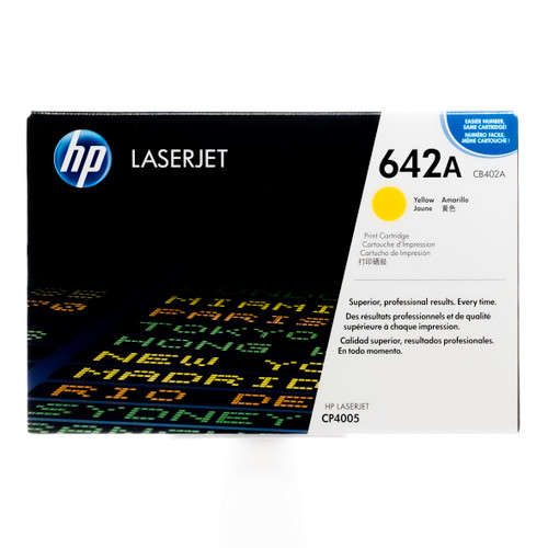 CB402A | HP 642A | Original HP Cartridge  Yellow