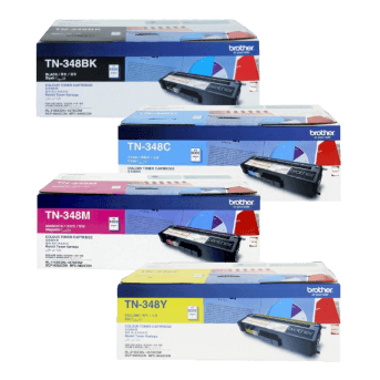 Brother TN348 Original Toner Cartridges Full Set B/C/M/Y