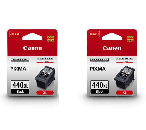 Canon 440XL Black Original 2 Park  Ink Cartridge - PG440XL