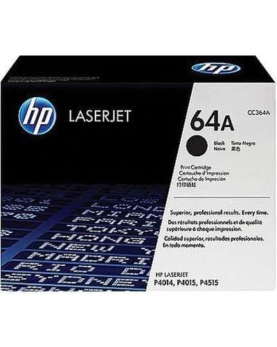 HP CC364AA Black  Original LaserJet Toner Cartridge