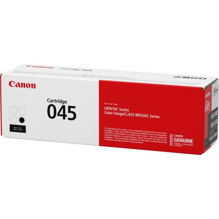 Canon 045 Black Original Toner Cartridge - Genuine