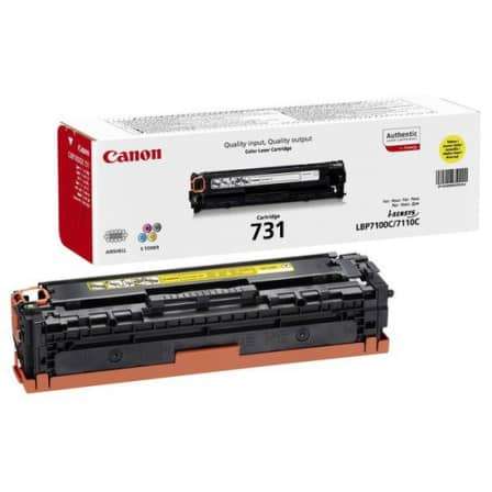 Canon 731 Yellow Original Toner Cartridge - 731-Y