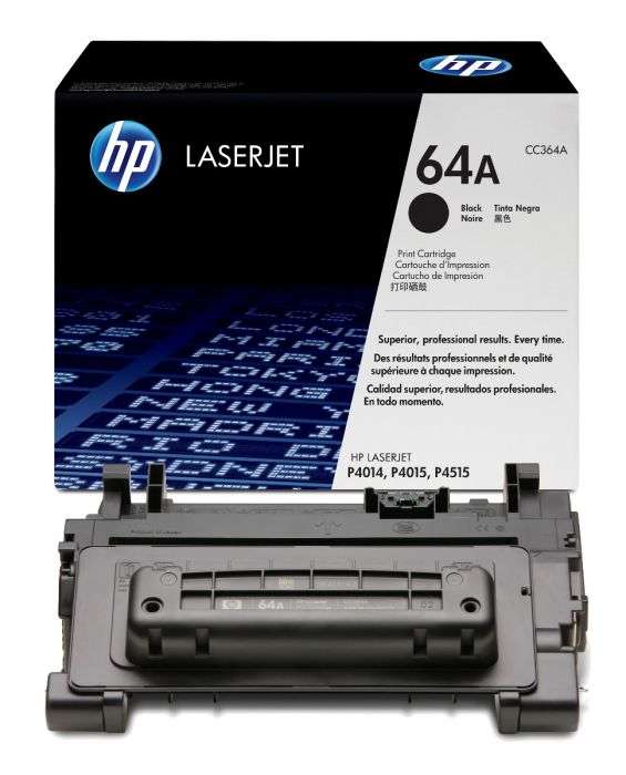 HP CC364AA Black  Original LaserJet Toner Cartridge