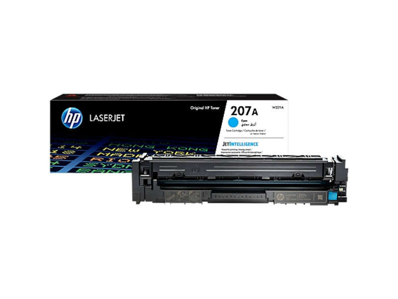 HP 207A Original LaserJet Toner Cartridge - Cyan | W2211A - Genuine