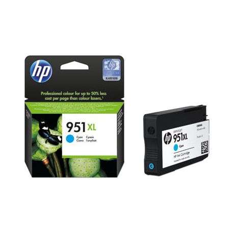 HP 951XL Cyan High Yield Printer Ink Cartridge Original