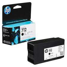 HP 712 80-ml DesignJet Original Ink Cartridge - Black 3ED71A