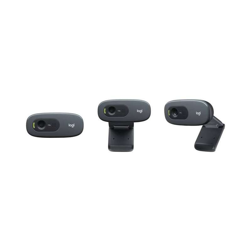 Logitech C270 HD 720P Webcam With Noise Reducing Mic
