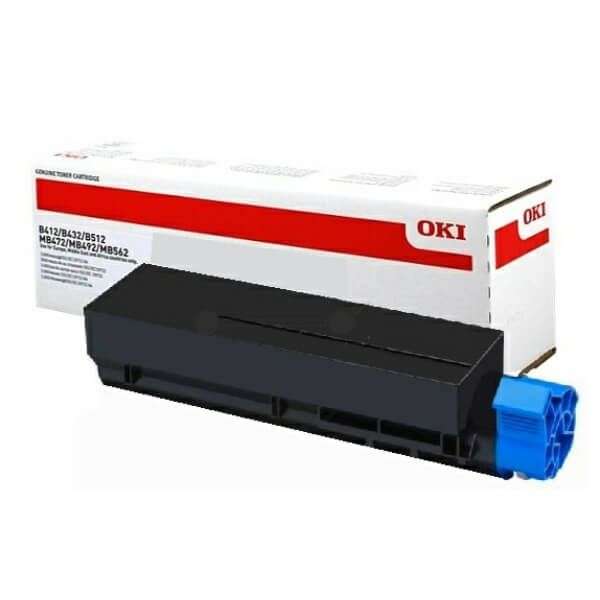 OKI 45807106 Genuine Toner Cartridge  (7,000 Pages) for OKI B412 , B432 , B512dn , MB472 , MB492 ...
