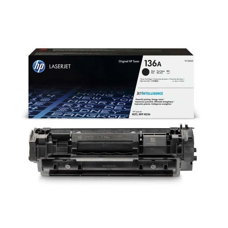 HP 136A Black Original Toner Cartridge - W1360A