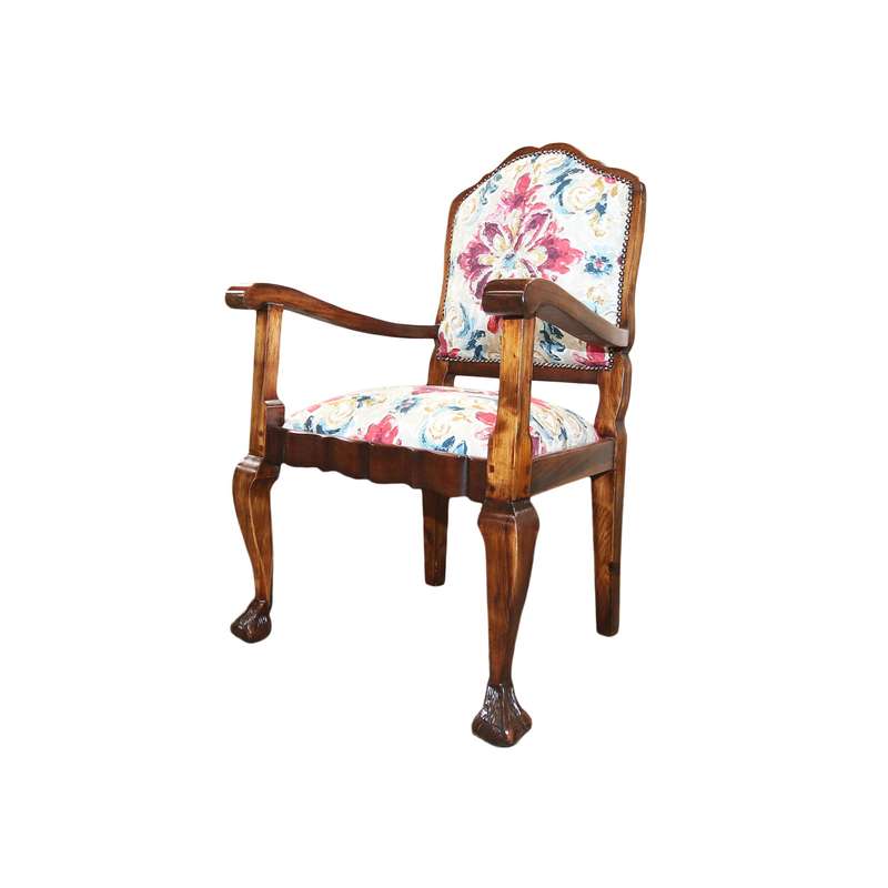 Antique Imbuia Ball and Claw Chairs