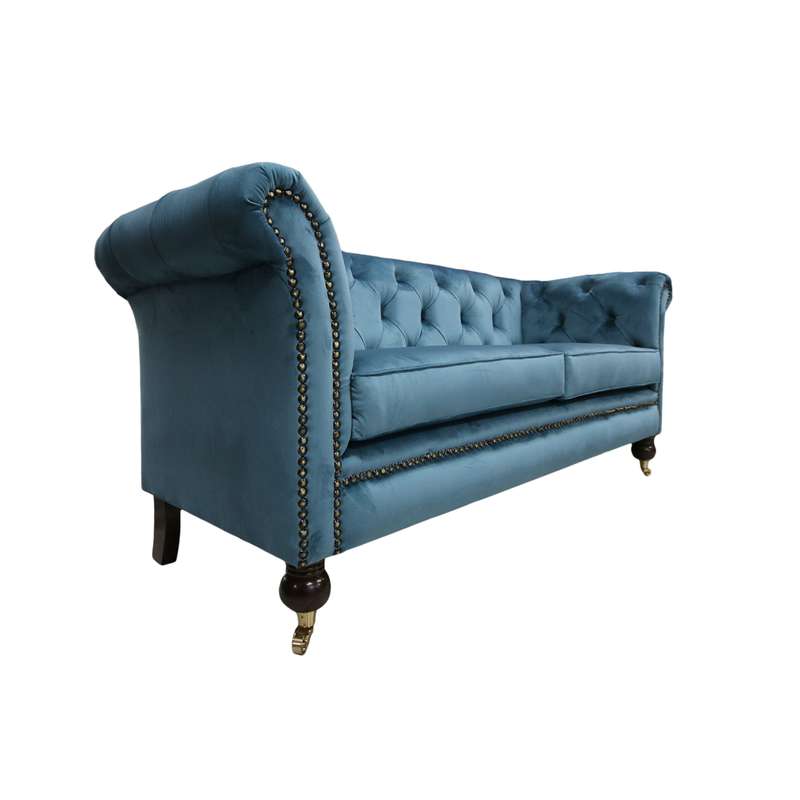 Blue Velvet Ladies Chesterfield