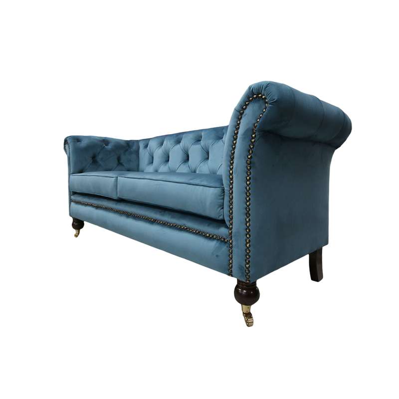 Blue Velvet Ladies Chesterfield