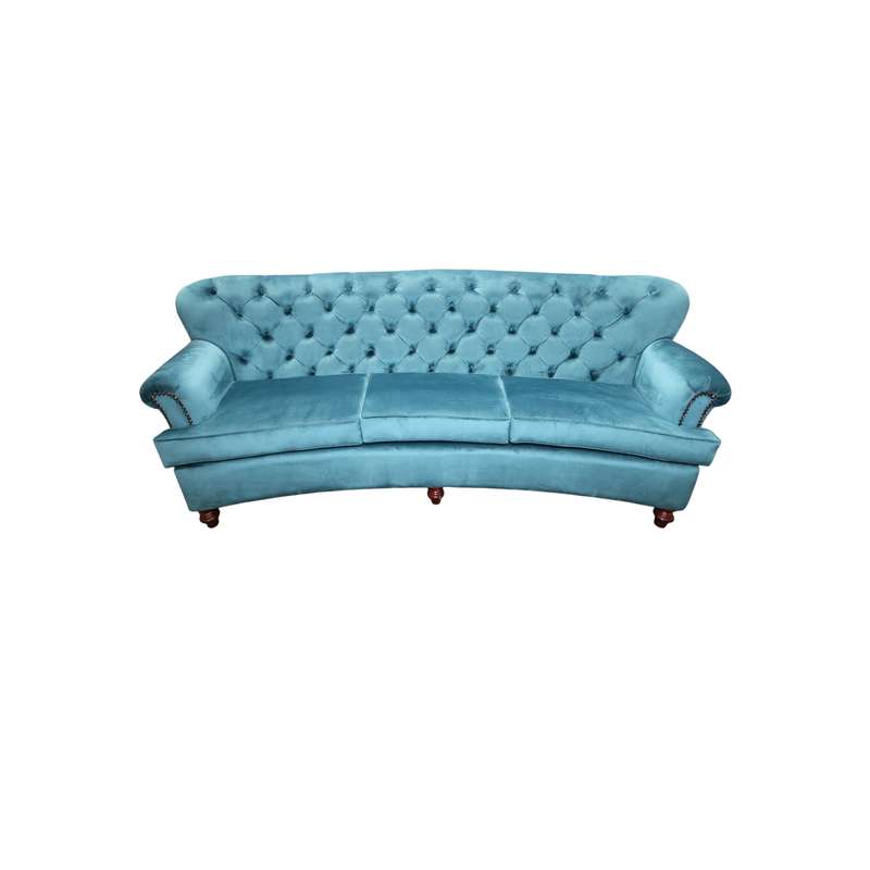 3 Seater Half Moon Sofa