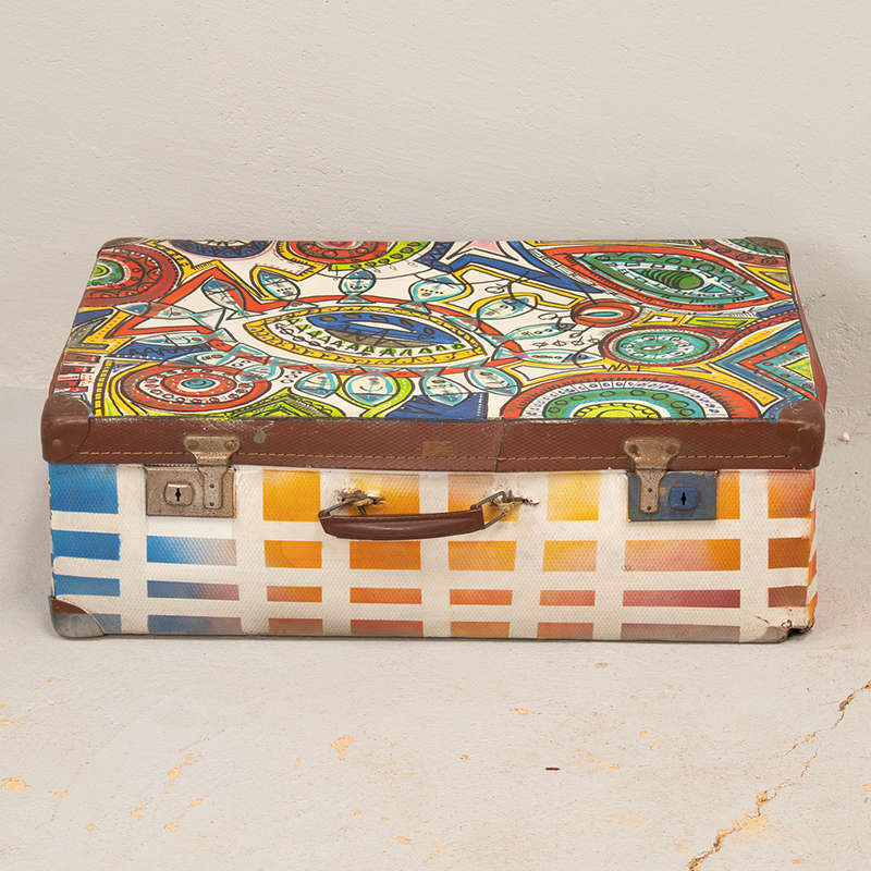 Doodle Art Suitcase