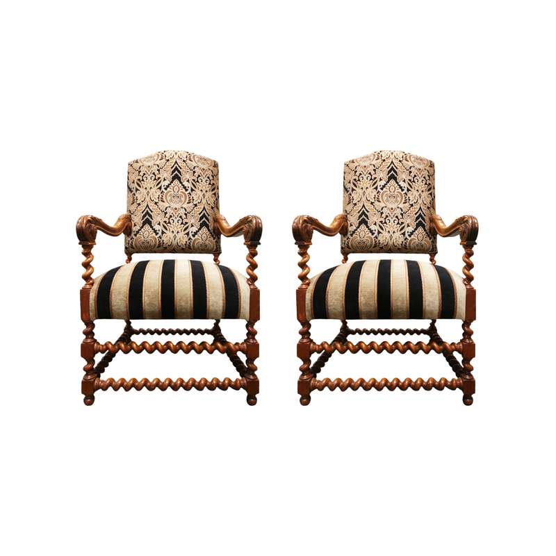 Late 19th Century Throne Chairs