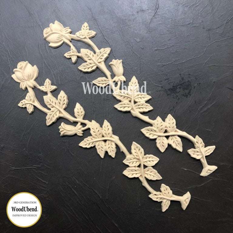 Set of Roses and Stems