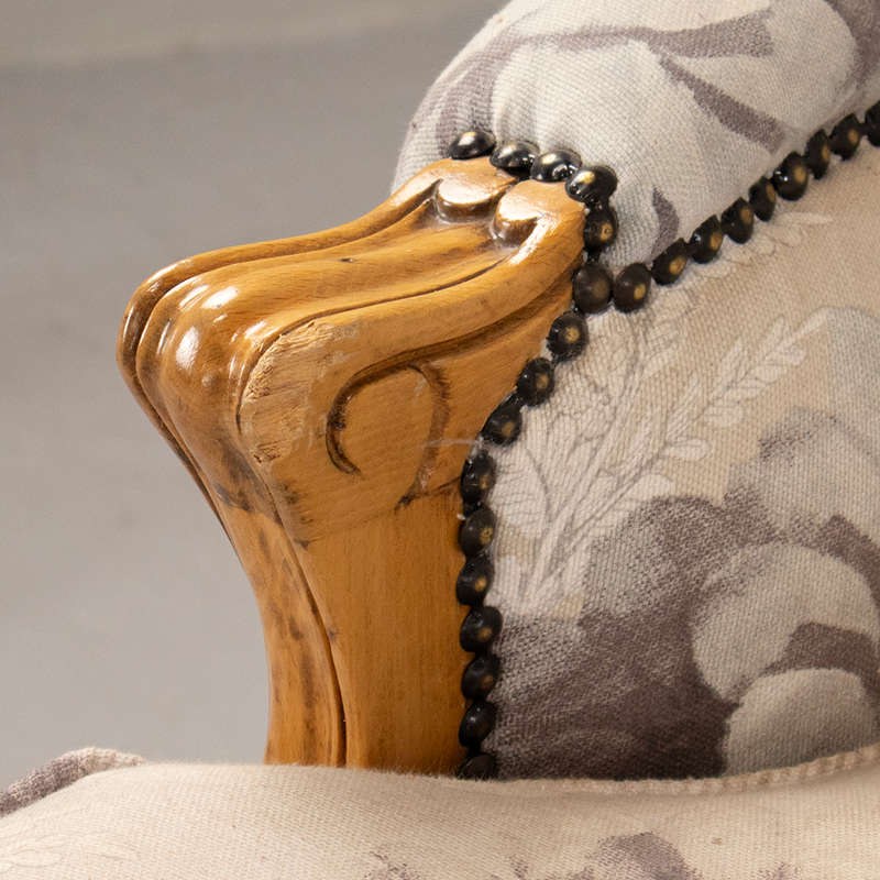 Walnut Victorian Armchairs