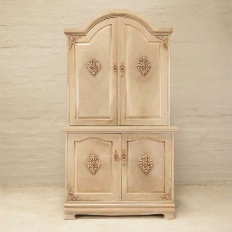 Painted Gable Cupboard
