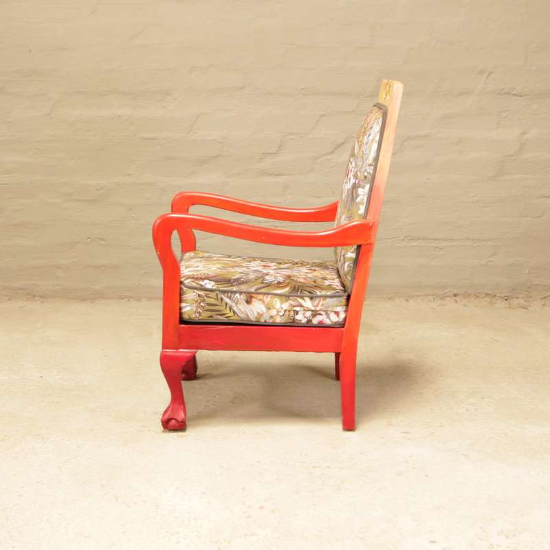 Antique Ombre Arm Chairs