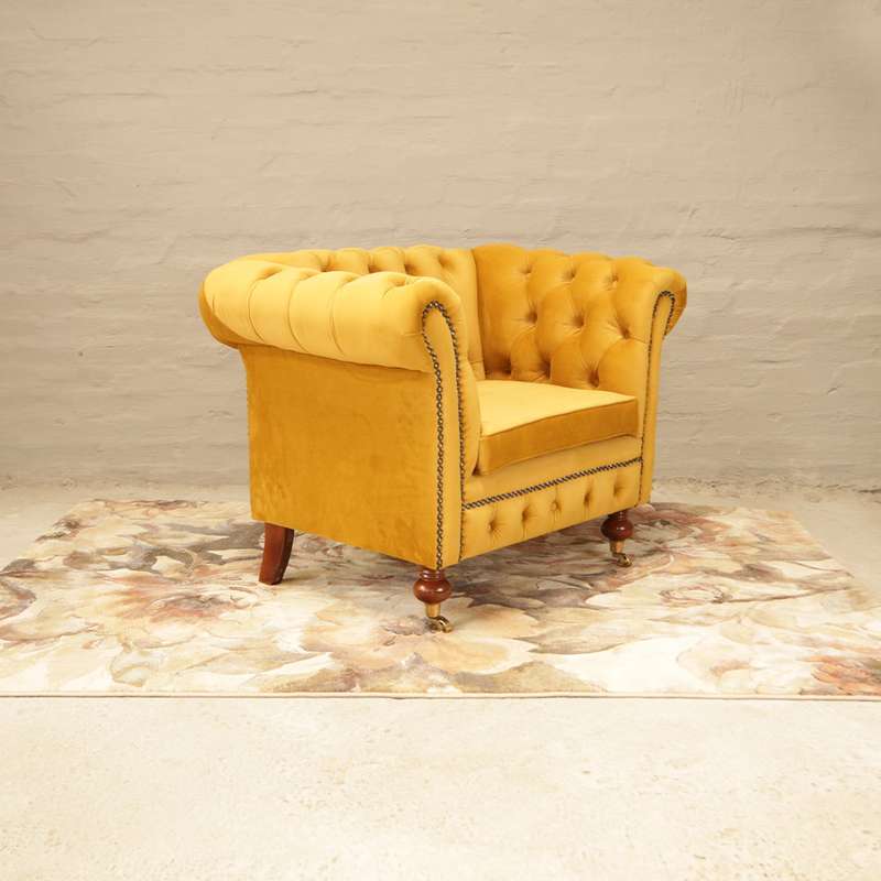 Lady Chesterfields in Mustard