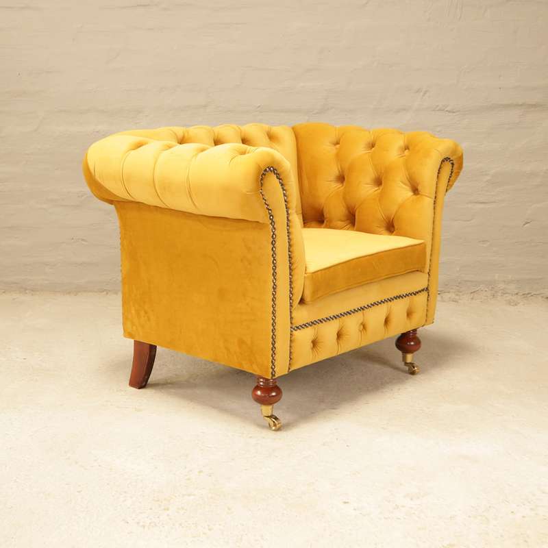 Lady Chesterfields in Mustard