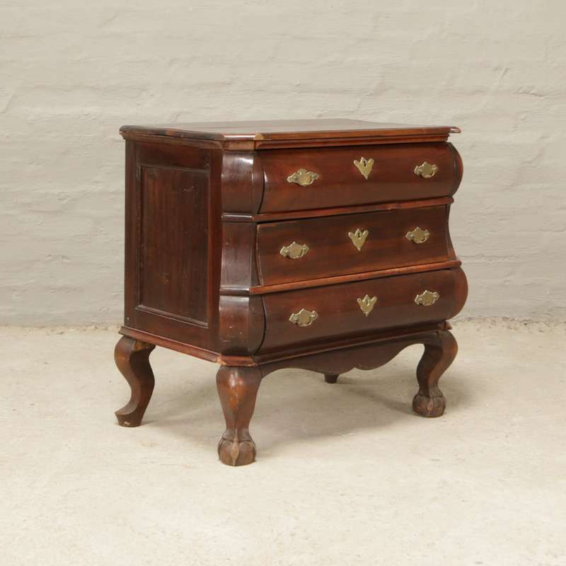 Antique Bombe style Chest of Drawers