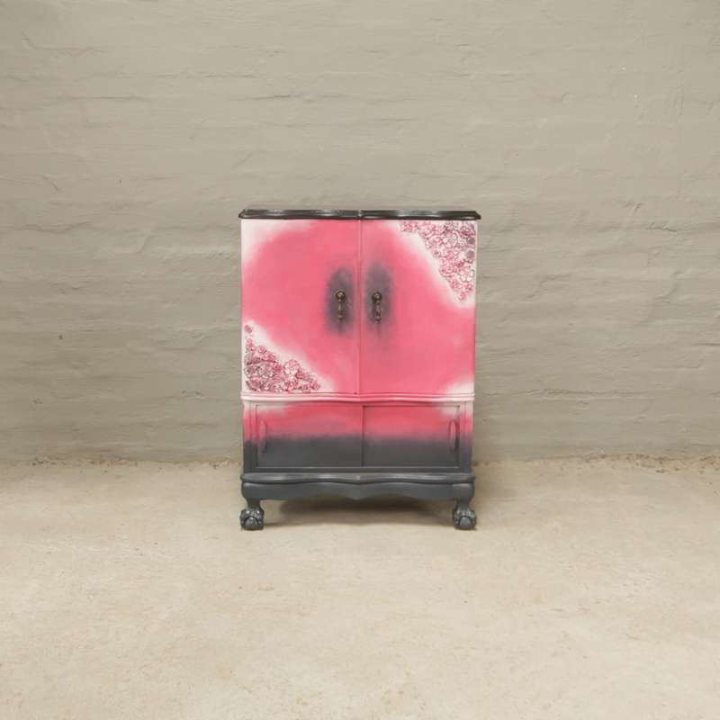 Display Imbuia Cabinet
